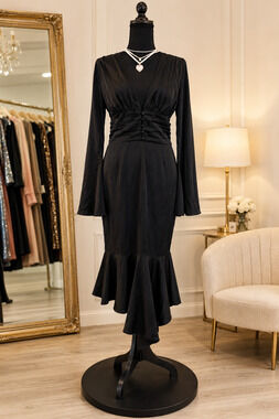 Black Cocktail Dress, Club L, US Size 6, NEW WITH TAGS